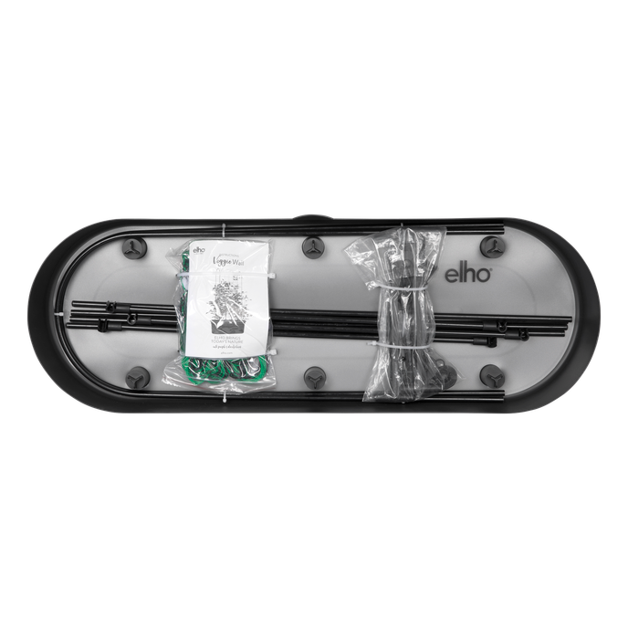 green basics jardiniere treillis 80cm living noir